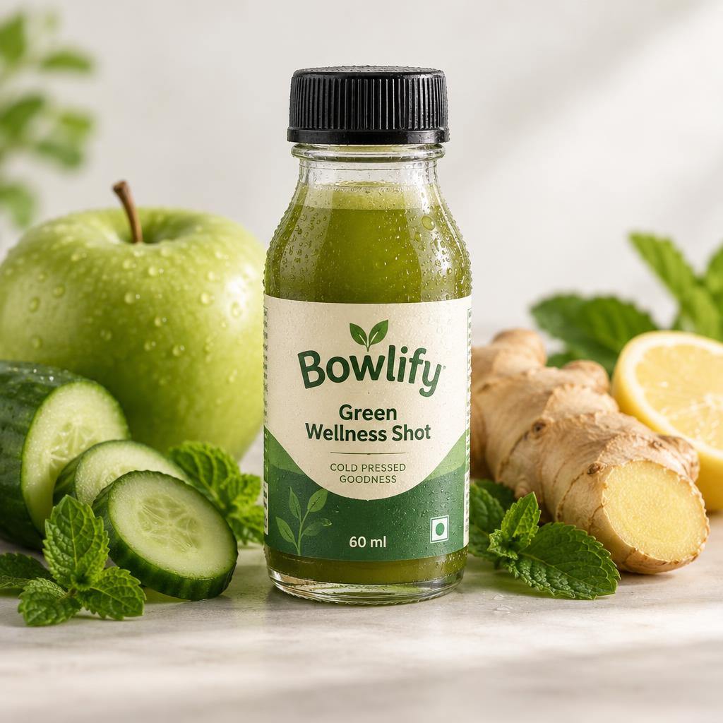 Bowlify Green Wellness Shot, 60 ml wellness shot